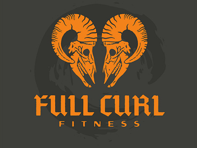 Full Curl Fitness Branding brand design branding design graphic design logo logo design
