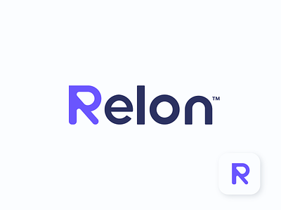 Relon Logo arrow artificial intelligence automation branding connection consumer e commerce finance invest letter mark monogram logo logo concept logotype money payment payroll reporting tech technology typography