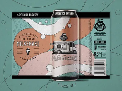 Beer Label | Milkshake beer beer brewery beer can design beer label beer packaging beer packaging design etching illustration label designer packaging designer vintage design vintage label