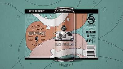 Beer Label | Milkshake beer beer brewery beer can design beer label beer packaging beer packaging design etching illustration label designer packaging designer vintage design vintage label