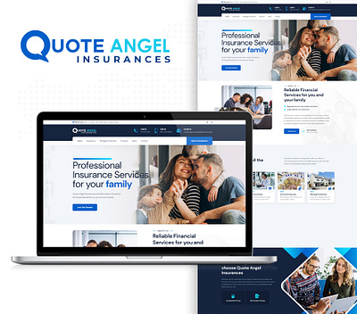 Quote Angel Insurances Website affordable websites cms design graphic design insurance web design web development website design wordpress design