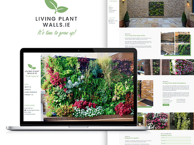 Living Plant Walls Website affordable websites cms design design graphic design web design web development website design wordpress design