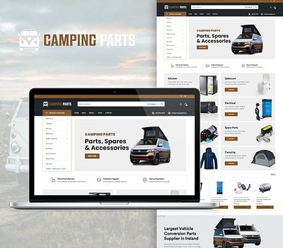 Camping Parts Website affordable websites cms design graphic design web design web development website design wordpress design