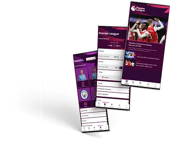 Premier League App Recreated design league premierleague ui uidesign