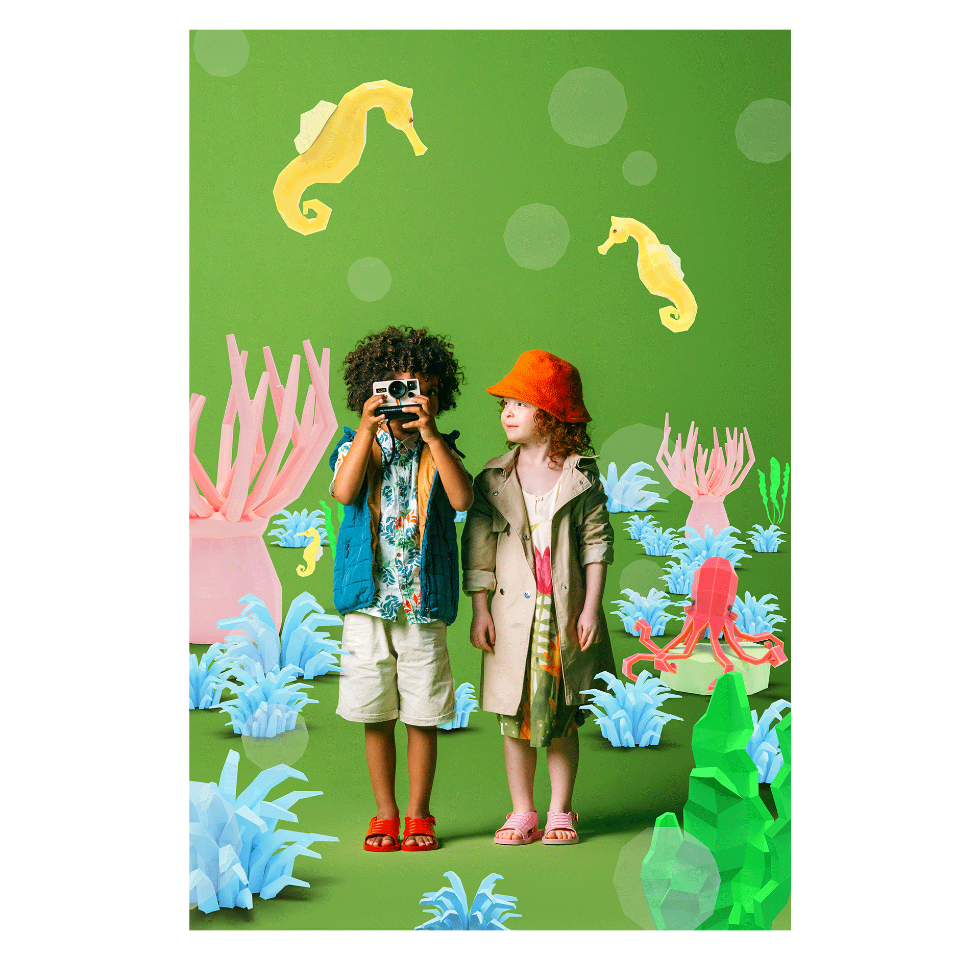 3D Illustration - Mini Melissa - Children's Day 3d 3d art blender branding illustration low poly render