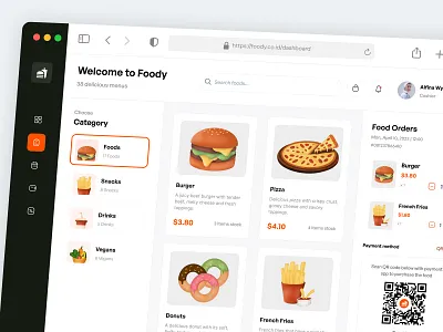 Foody - Food Icon dashboard design design illustration fast food food dashboard food design food icon food illustration graphic hero icon illustration illustration pos dashboard ui design ui ux design