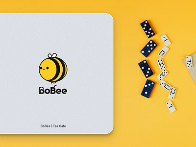 BoBee Tea Cafe 3d adobe photoshop animation bee bobee boobs branding design free download graphic design illustration logo logo design logofolio logos motion graphics naweed naweed hesan ui yellow