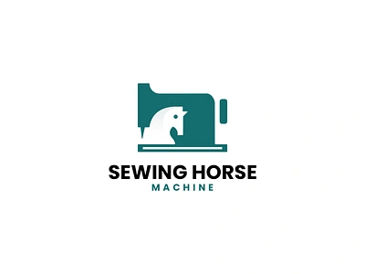 Sewing Horse logo concept brand branding design graphic design horse illustration logo motion graphics sewing ui ux vector