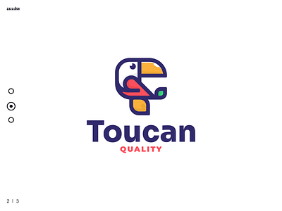 Toucan adobe photoshop animal brand branding company design graphic design icon inspiration logo minimalist modernlogo playfull quality toucan typography vector