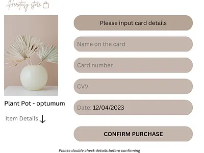 a simple check out page branding design ui ux