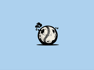 Volcanoes Baseball baseball branding concept design dribbble follow me fun idea illustration logo shirt shot volcano