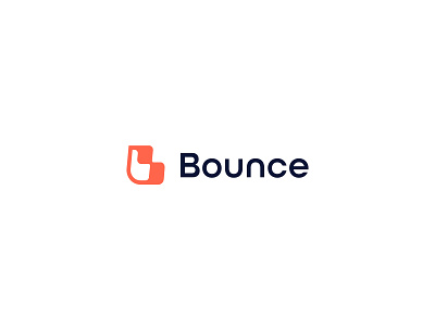 Bounce logo branding b logo brand styleguidelines branding custom logo design icon identity logo logo mark