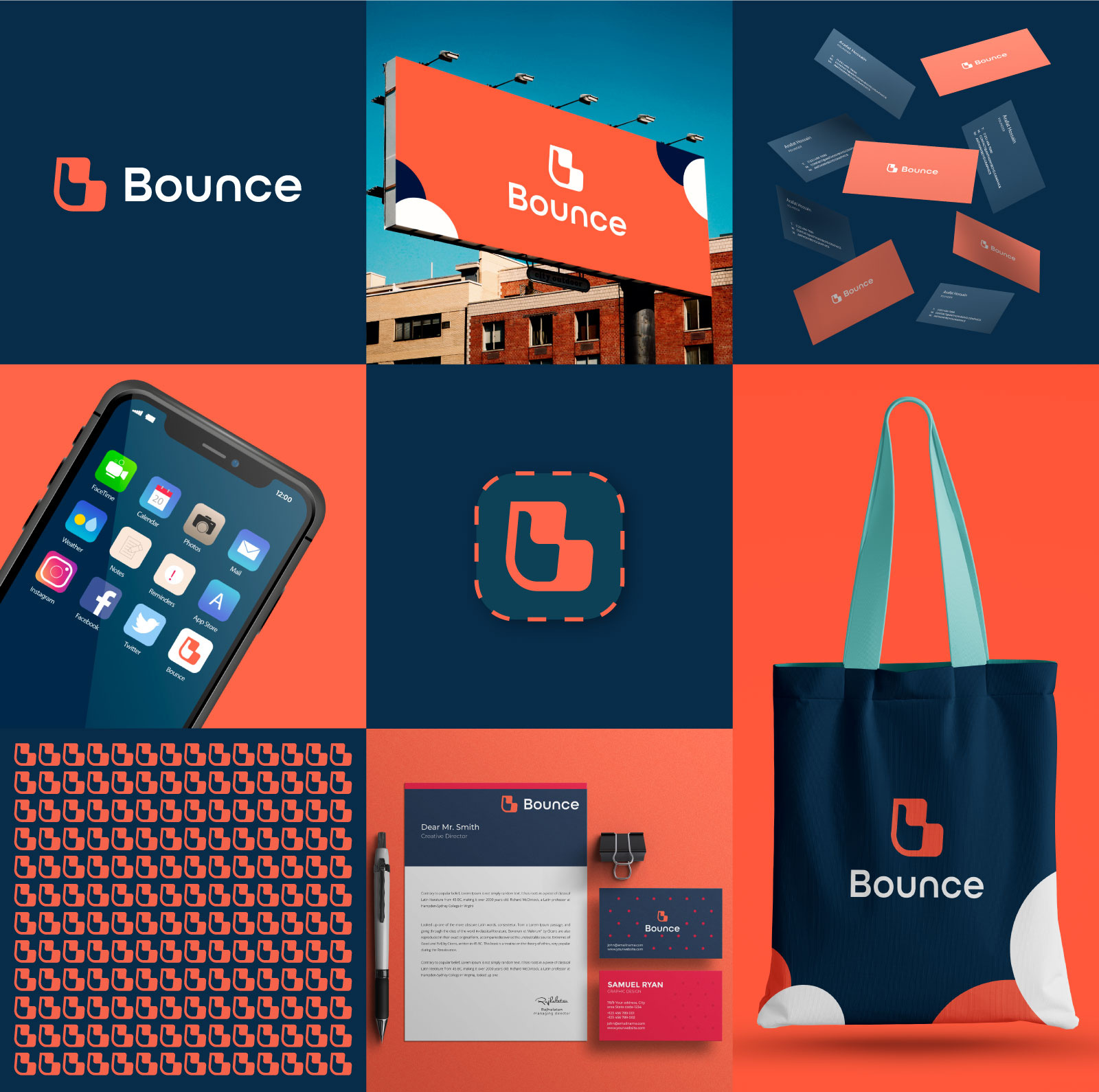 Bounce logo branding by Arafat Hossain | Logo Designer on Dribbble