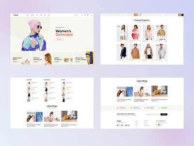 Capie | Minimalist eCommerce creative ecommerce ui web design website