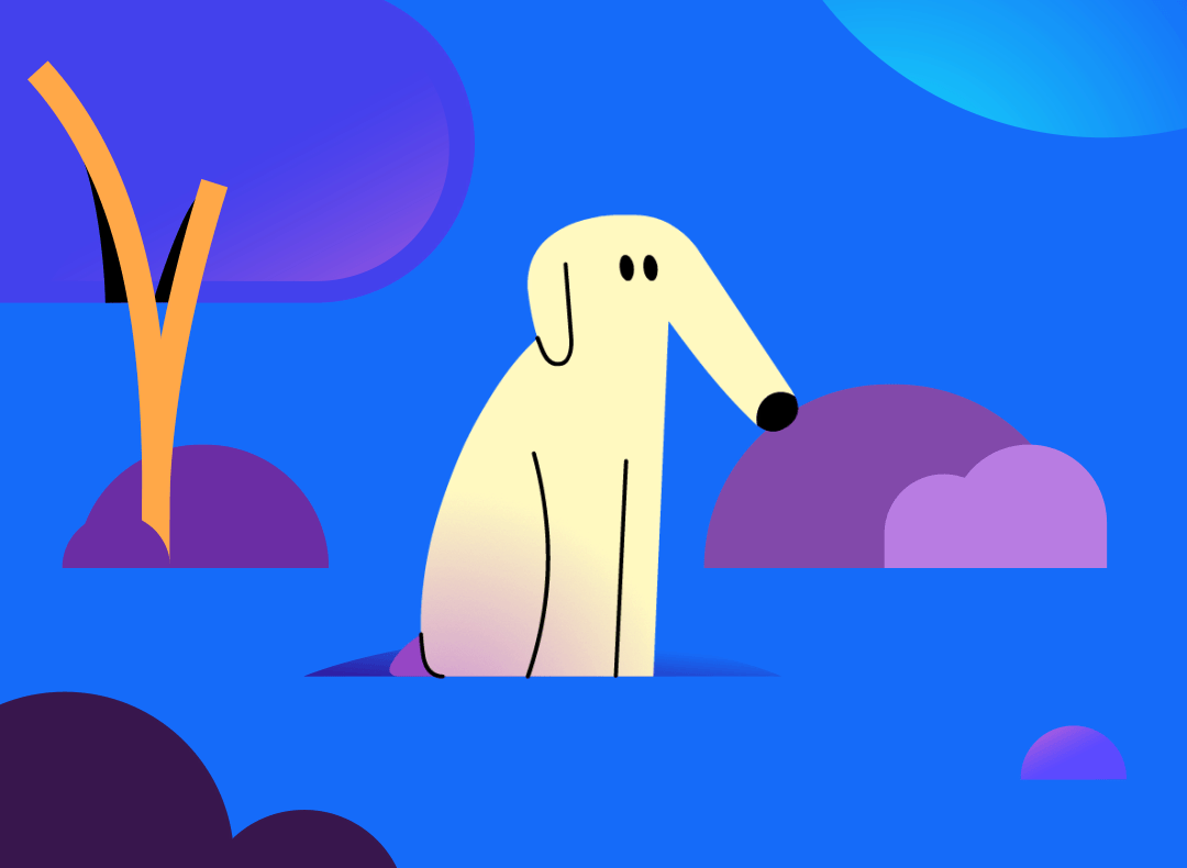 Woof! aftereffects animation celanimation character characteranimation design flat framebyframe illustration illustrator motion