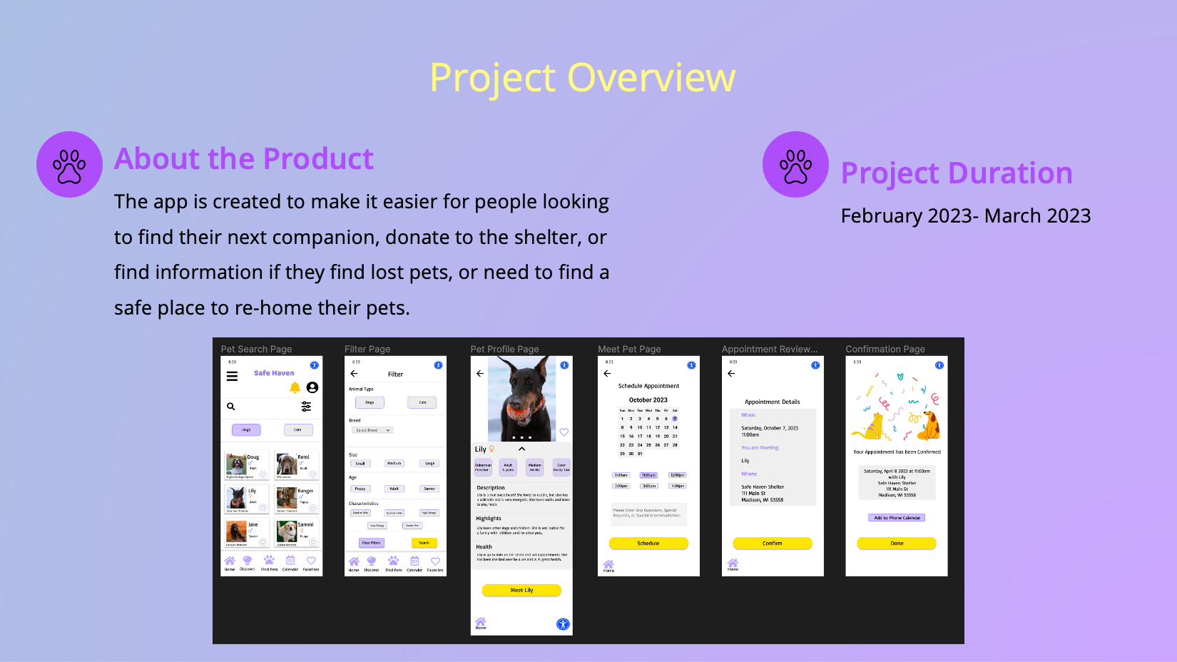 Safe Haven App UX/UI Case Study by Jacey Nickel on Dribbble