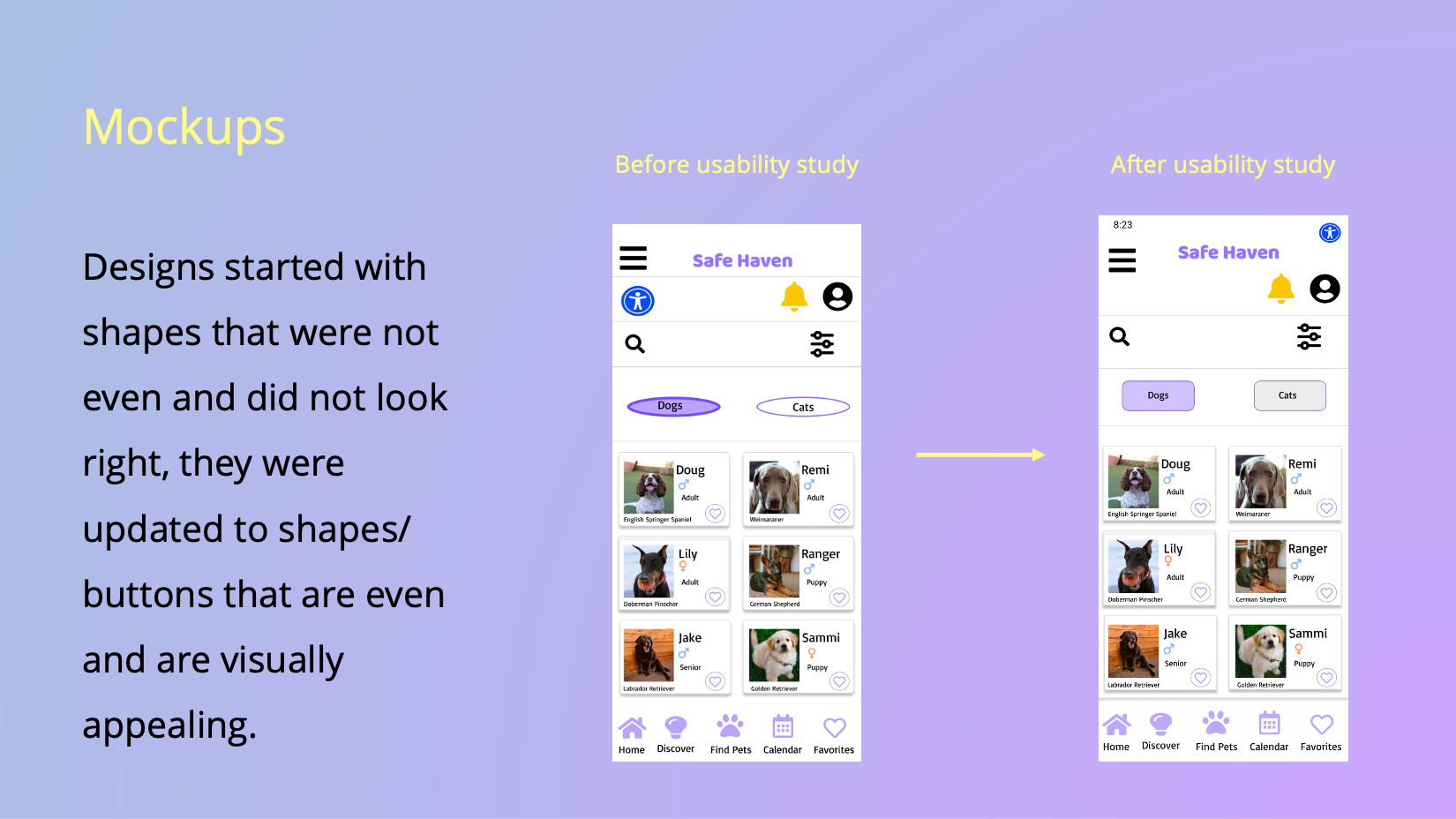 Safe Haven App UX/UI Case Study by Jacey Nickel on Dribbble