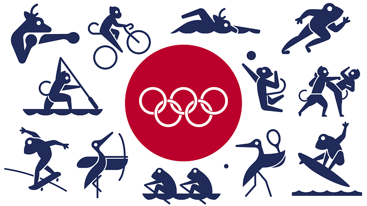 Tokyo 2020 Olympics Pictograms As Animals By Johann Banta On Dribbble