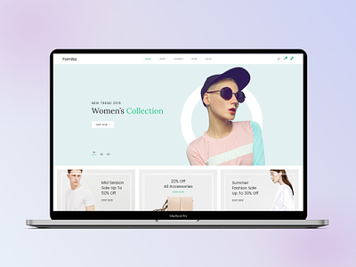 Famita | Minimalist WooCommerce design ui website