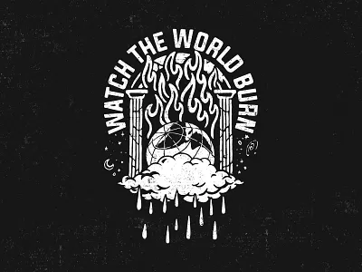 BURN - ARTWORK FOR SALE apparel band merch custom design custom logo design graphic design illustration logo merchandise procreate tshirt design