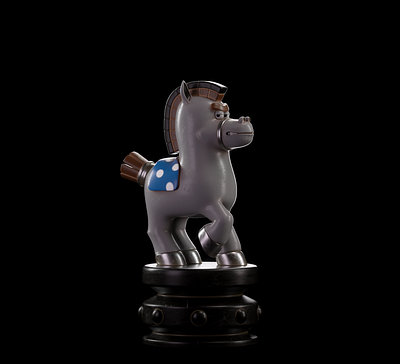CABALLO 3d c4d caballo character chess horse illustration octane render
