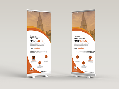 Roll Up Banner - Digital Creative Corporate