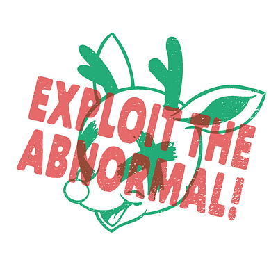 Exploit The Abnormal! apparel branding design graphic design homage illustration