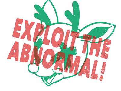 Exploit The Abnormal! apparel branding design graphic design homage illustration