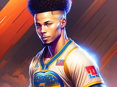 Stephen Curry X AKIRA ai art basketball branding concept art design graphic design illustration nba stephen curry ui vector