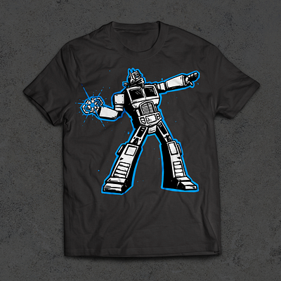 Robo Rage apparel design graphic design homage illustration