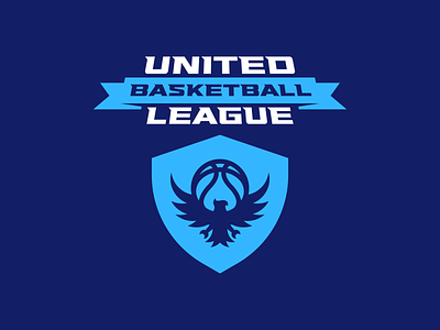 United Basketball League Logo basketball design graphic design logo team logo