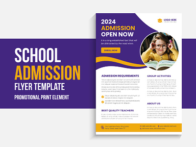 School admission creative modern flyer design admission banner admission flyer admission flyer design back to school banner banner brochure college design education banner education flyer flyer graphic design kids education school school flyer social media banner ui university