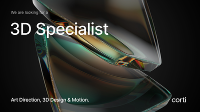 3D specialist 3d ai brand design identity motion graphics