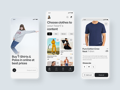 eCommerce Shopping App app design app ui best ecommerce app best shopping app cart page ui ecommerce ecommerce cart page homepage online shop online store shopping shopping app homepage store ui design