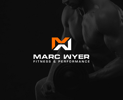 Marc Wyer Logo Design brand brand identity branding fitness fitness coach graphic design logo logod design