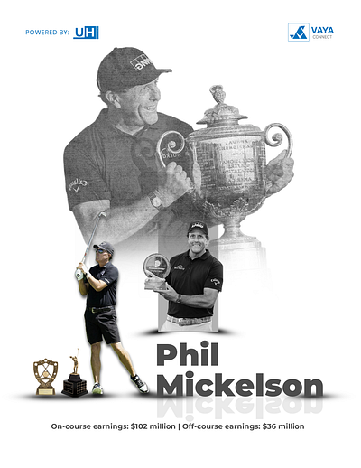 Phil Mickelson branding design graphic design illustration typography
