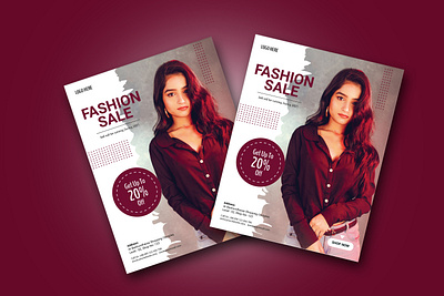 Flyer fashion flyer fashion sale graphic design