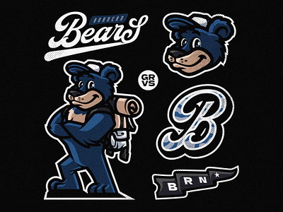 Bornean Black Bears baseball branding design esport gaming graphic hockey illustration jersey logo logo mascot print sport