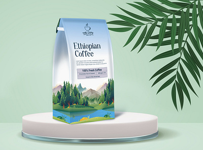 Coffee Packaging and label design graphic design label packaging pouch packaging