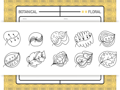 Botanical Floral decoration