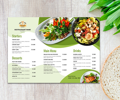 Restaurant Menu Card Design graphic design menu menu card restaurant menu restaurant menu card design