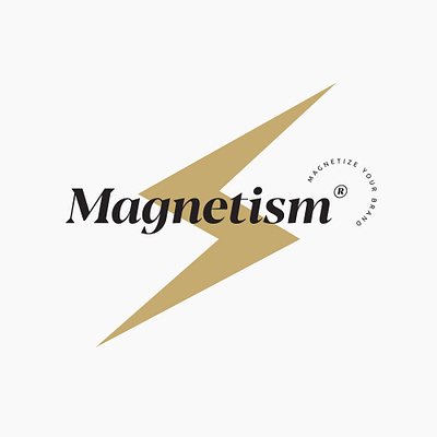 Magnetism® bolt brand brand design brand strategy branding coach coaching lightning logo logo design luxury magnet ui ux website