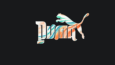 Puma redesign branding design graphic handlettering lettering logo puma type typography vector