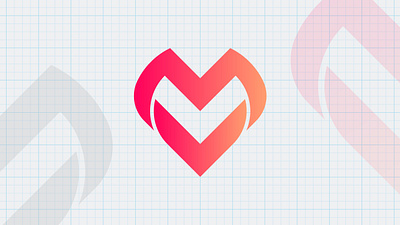 Logo Design, ( Letter M + V logo) Logo Concept, logo Ideas logo presentation