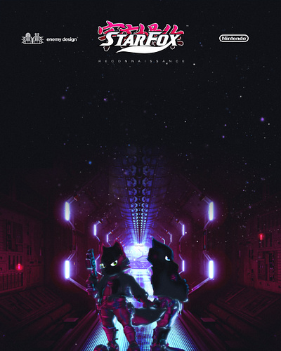 Starfox Reconnaissance - Concept Artwork (Nintendo of America) 3d branding graphic design logo motion graphics