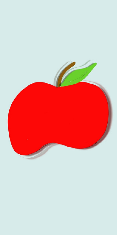Illustration of an apple angle apple background design illustration logo red