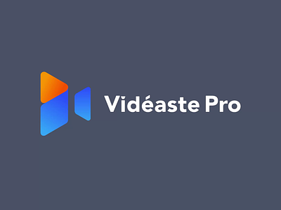 Vidéaste Pro animation brand identity branding camera icon logo logo animation logo designer logos logotype motion graphics photography tutorials videographer youtube