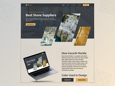 Marble Website Landing Page interface design marble design marble landing page marble website ui web design visual design website design
