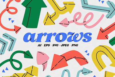 Arrows bundle arrows branding design element graphic design illustration logo ui vector