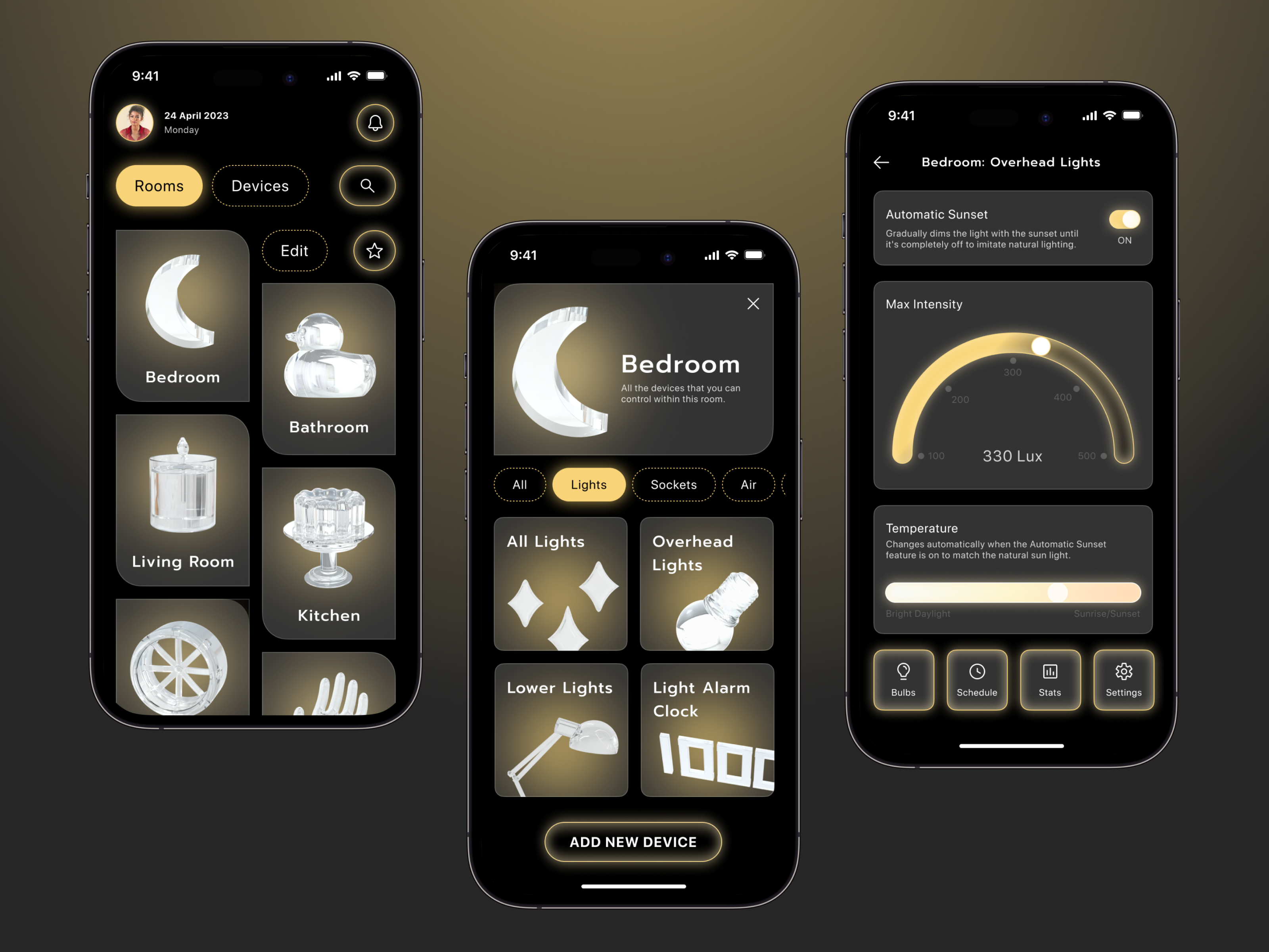 Example of Mobile App Visual Design Concept